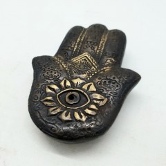 SMALL BRONZE HENNA INCESE BURNER    - CANDLE HOLDERS, CANDLES